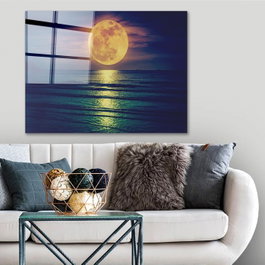 Wallity Cuadro Decorativo de Cristal Templado Multicolor 50 x 70 cm